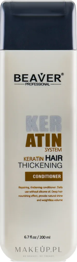Восстанавливающий кондиционер для волос с кератином Beaver Professional Keratin System Conditioner