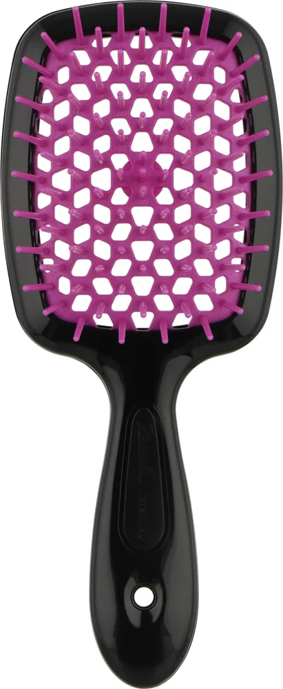 Щётка для волос Janeke Superbrush Small фуксия с чёрным