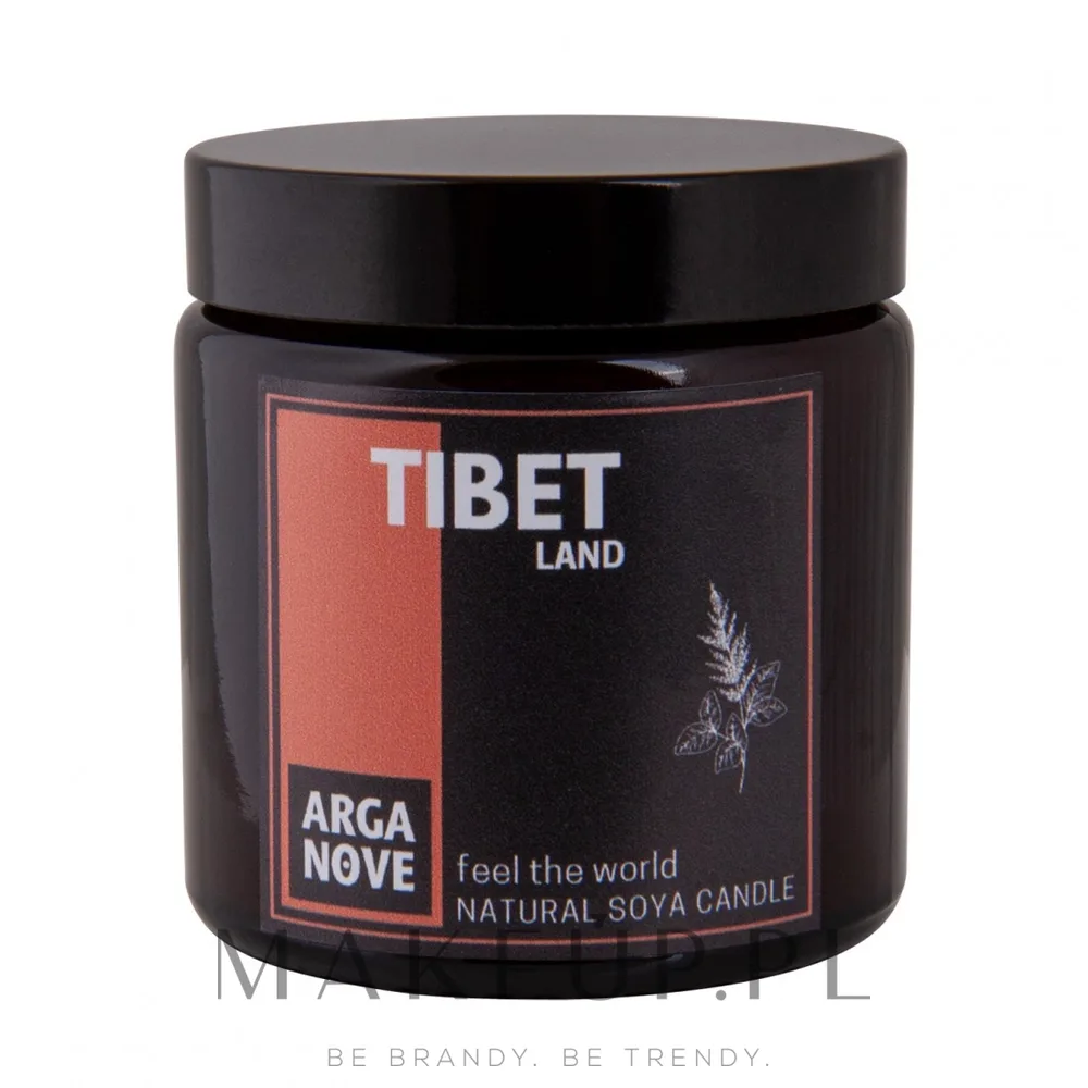 Arganove Tibet Land / Натуральная соевая свеча, амбра, горные цветы и мускус, 100 мл