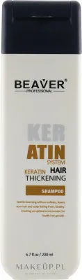 Шампунь Beaver Professional Keratin System с кератином и коллагеном для густоты и плотности волос