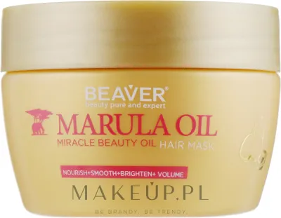 Маска для волос Beaver Professional Nourish Marula питательная, для повреждённых волос, масло марулы, жожоба, растительные протеины, 250 мл