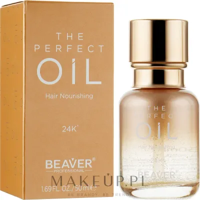 Разглаживающее масло для блеска волос Beaver Professional Expert Hydro 24K Perfect Oil