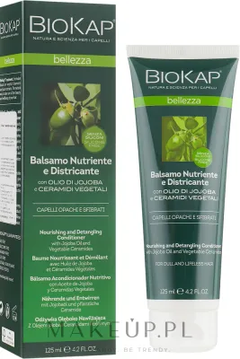 Разглаживающий кондиционер для спутанных волос BiosLine BioKap Nourishing and Detangling Conditioner, 125 мл
