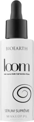 Сыворотка для лица Bioearth Loom Supreme с муцином улитки восстанавливающая 30 мл