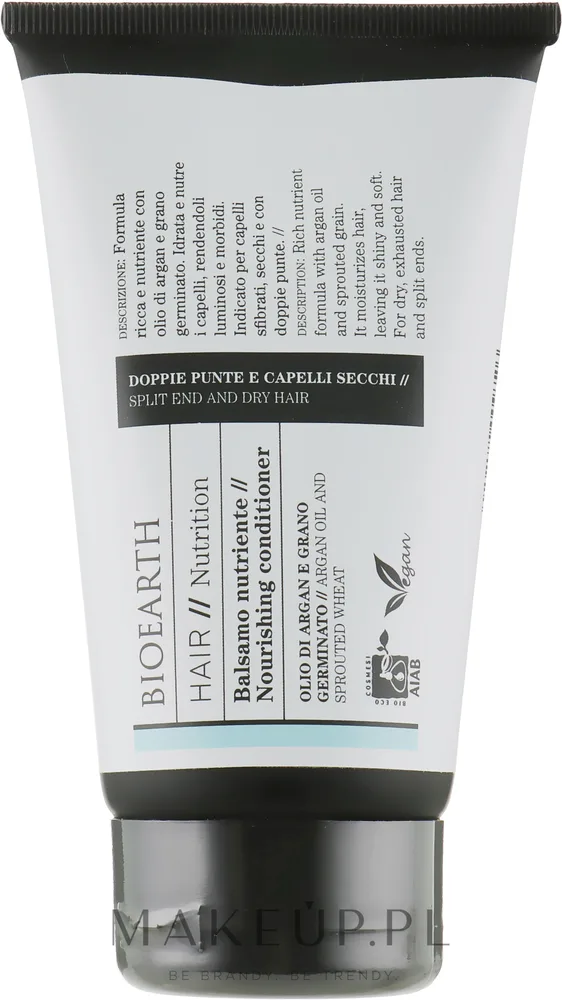 Кондиционер для волос с аргановым маслом Bioearth Hair Nourishing Conditioner, 150 мл