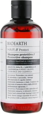 Шампунь Bioearth Hair Protective органический с ромашкой и календулой для окрашенных волос, 250 мл