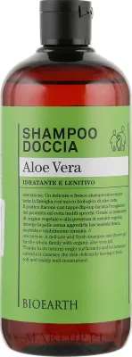 Шампунь-гель для душа Bioearth Aloe Vera 2 в 1 с ромашкой, 500 мл