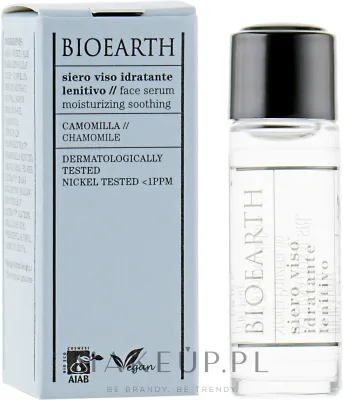 Сыворотка для лица Bioearth Soothing Moisture успокаивающая для склонной к покраснениям кожи 5 мл