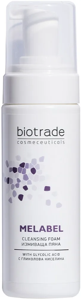 Biotrade Melabel Cleansing Face Foam пенка для умывания лица с гликолевой кислотой и эффектом осветления 150 мл