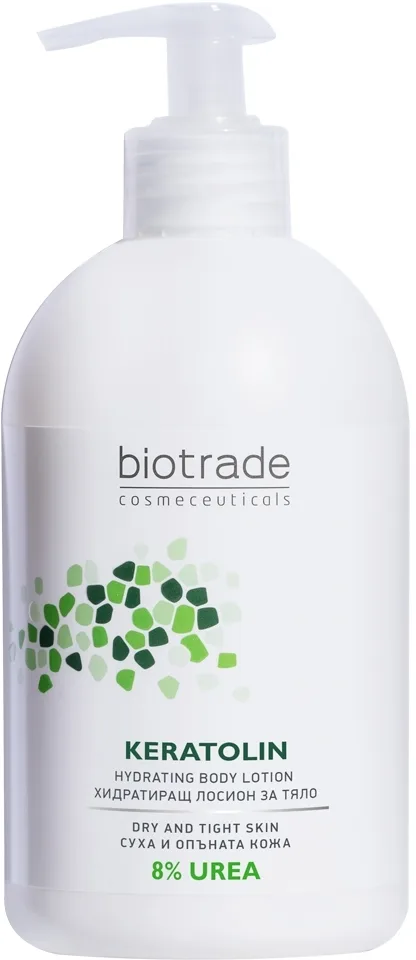 Biotrade Keratolin Body Hydrating Lotion — увлажняющий бальзам для тела с 8% мочевины, 400 мл