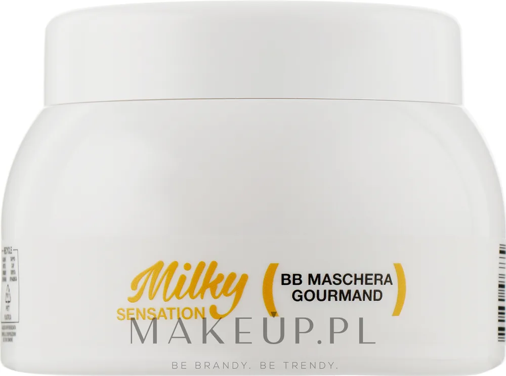 Маска для волос Brelil Milky Sensation питательная, для повреждённых волос, молочные протеины, церамиды, миндальное масло, 450 мл