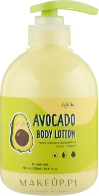 Esfolio Body Lotion Avocado — бальзам для тела с экстрактом авокадо, 500 мл