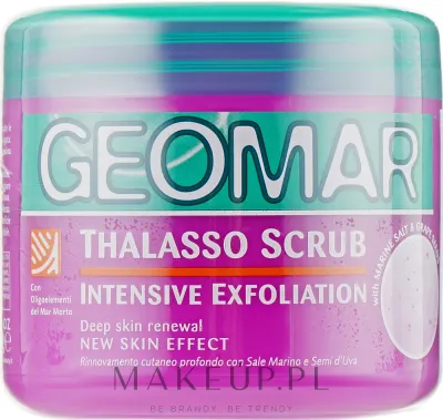 Скраб для тела Geomar Thalasso Scrub Intensive Exfoliation с морской солью и виноградом, 600 г