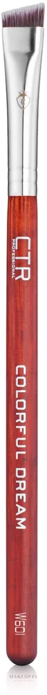 Кисть для бровей CTR W601 с синтетическим ворсом