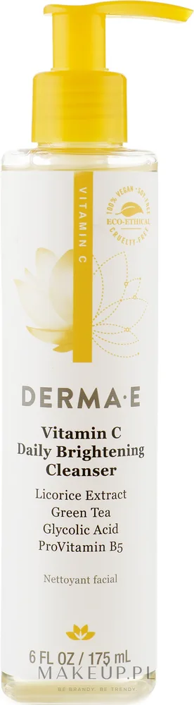 Осветляющий гель для умывания Derma E Ever Tone с витамином C и ретинолом, 175 мл