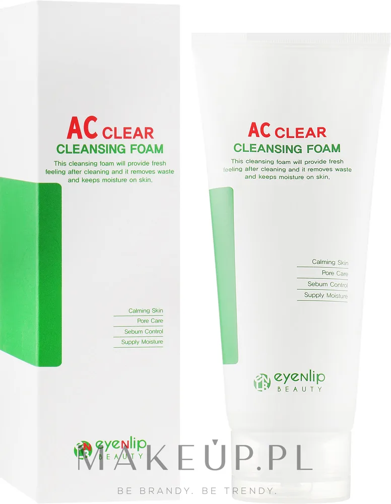 Eyenlip AC Clear Cleansing Foam очищающая пенка для жирной и проблемной кожи с AHA и BHA кислотами 150 мл