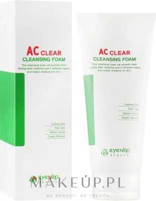 Eyenlip AC Clear Cleansing Foam очищающая пенка для жирной и проблемной кожи с AHA и BHA кислотами 150 мл