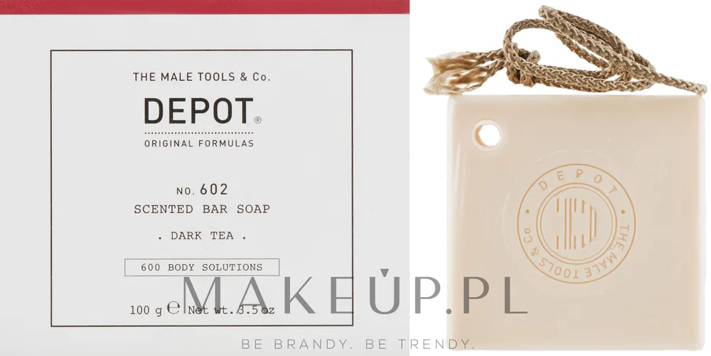 Мыло ароматизированное Depot Body Solutions № 602 Dark Tea с чёрным чаем, 100 г