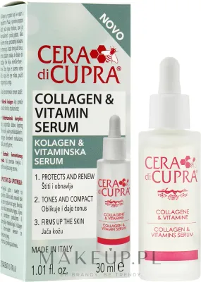 Сыворотка для лица Cera di Cupra Collagen & Vitamin питательная с коллагеном и мёдом 30 мл