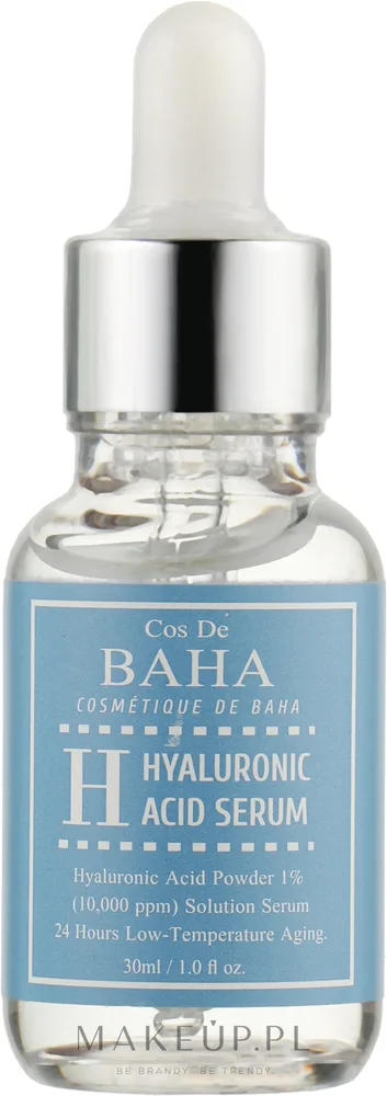 Сыворотка для лица Cos De BAHA Hyaluronic Acid увлажняющая против морщин с гиалуроновой кислотой 30 мл