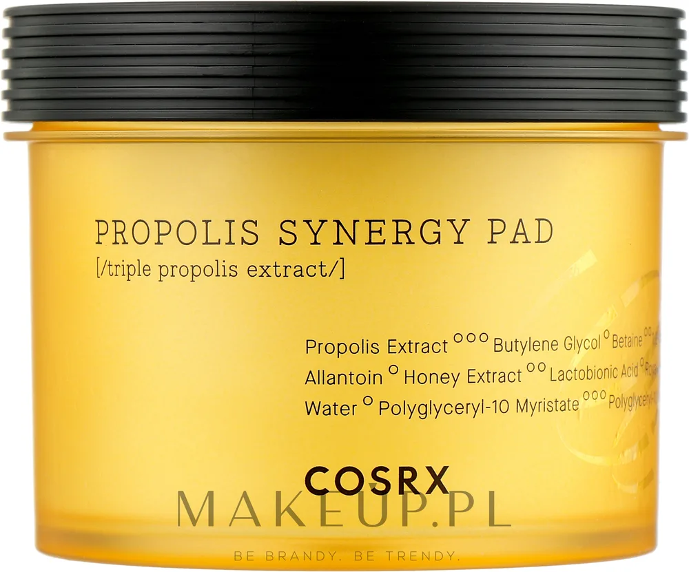 Очищающие пэды Cosrx Full Fit Propolis Synergy с прополисом и мёдом двусторонние 70 шт