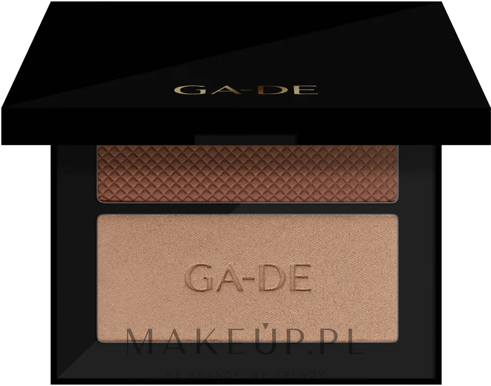 Палетка румян и хайлайтера GA-DE Velveteen Blush & Shimmer Duet, оттенок 22