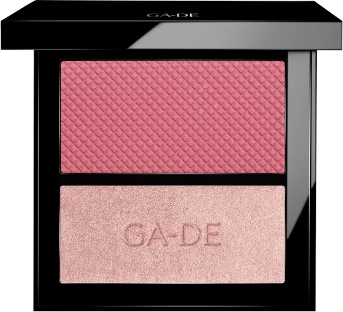Палетка румян и хайлайтера GA-DE Velveteen Blush & Shimmer Duet, оттенок 58