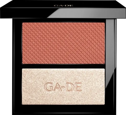 Палетка румян и хайлайтера GA-DE Velveteen Blush & Shimmer Duet, оттенок 60
