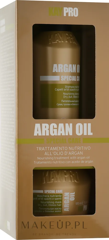 Набор для волос KayPro Special Care Argan Oil шампунь и маска с аргановым маслом и шелком 2x100 мл