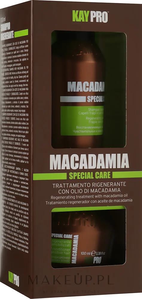 Набор для волос KayPro Special Care Macadamia шампунь и кондиционер с маслом макадамии 2x100 мл