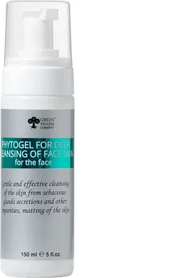 Фито-гель Green Pharm Cosmetic для глубокого очищения кожи лица pH 5.0, 150 мл