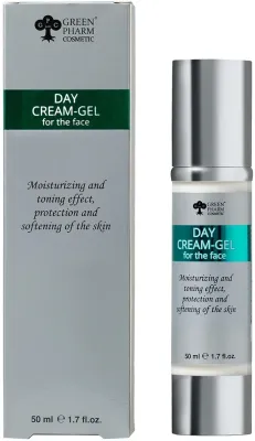 Крем-гель для лица дневной Green Pharm Cosmetic Home Care Ultralight SPF 15 увлажняющий 50 мл