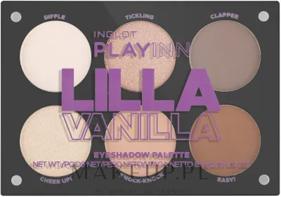 Палетка теней для век Inglot Playinn Eyeshadow Palette 6 оттенков