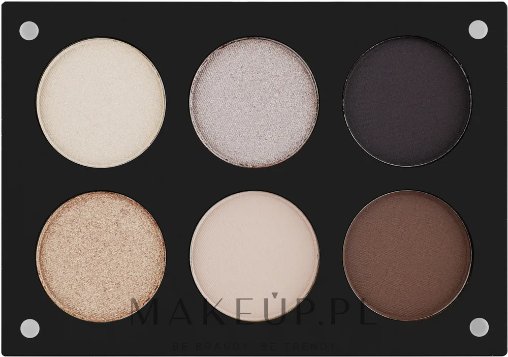 Палетка теней для век Inglot Playinn Eyeshadow Palette 6 оттенков, оттенок Wanna Banana