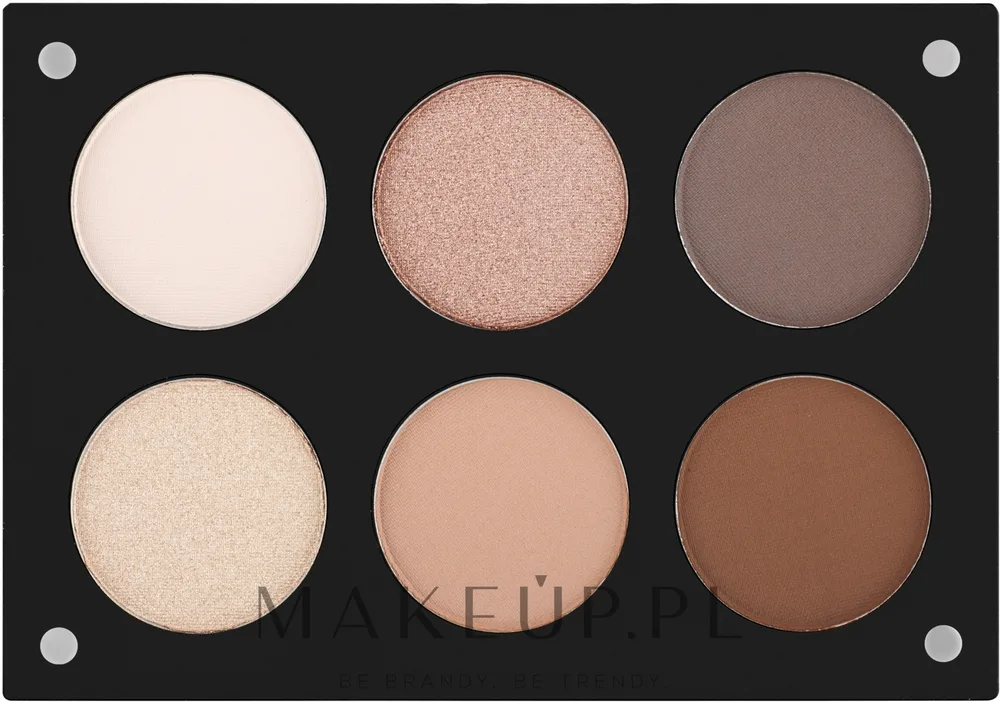 Палетка теней для век Inglot Playinn Eyeshadow Palette 6 оттенков, оттенок Lilla Vanilla