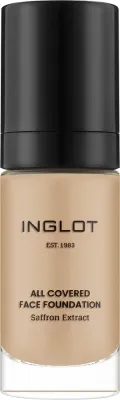 Тональный флюид Inglot All Covered Face Foundation стойкий увлажняющий, 35 мл