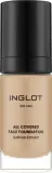 Тональный флюид Inglot All Covered Face Foundation стойкий увлажняющий, 35 мл — фото 1