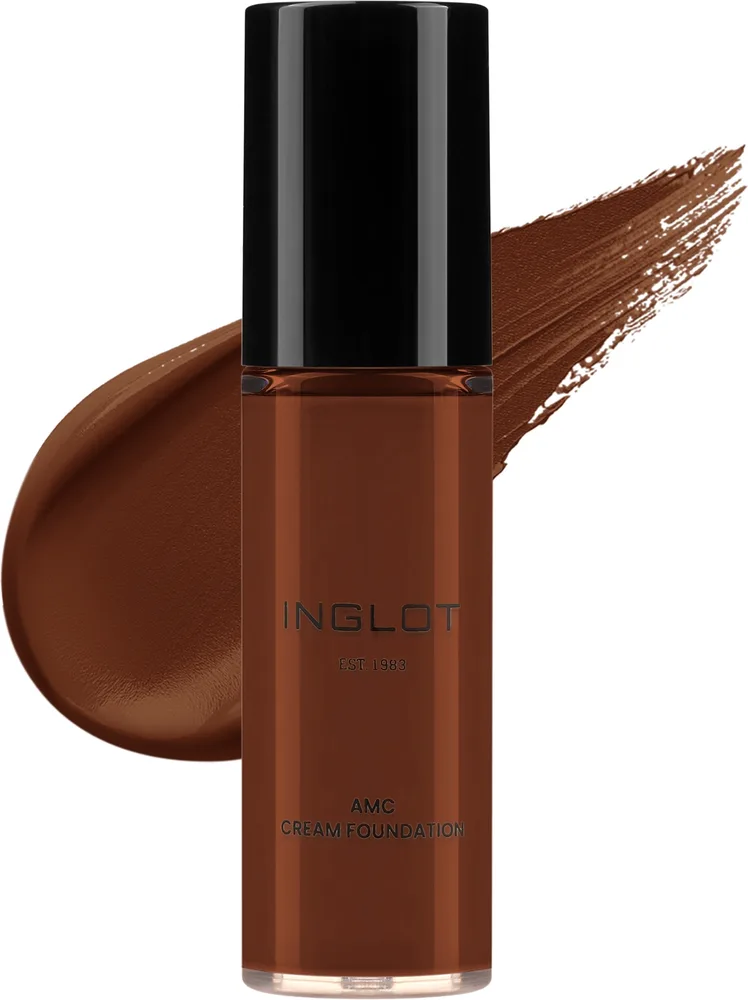 Тональный крем Inglot AMC Cream Foundation матирующий кроющий, 30 мл, оттенок MC400