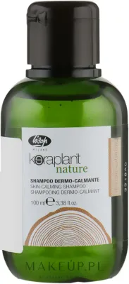 Успокаивающий шампунь Lisap Keraplant Nature Skin-Calming для чувствительной кожи головы, 250/1000 мл, Италия