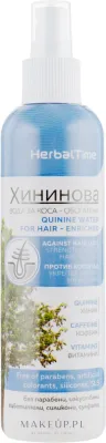 Хининовая вода для волос Herbal Time Anti Quinine Water против выпадения, 200 мл