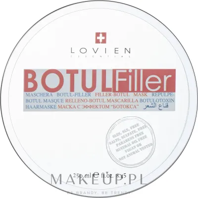 Маска для волос Lovien Essential Botox Filler восстанавливающая, эффект ботокса, аминокислоты пшеницы, аргинин, соя, 500 мл