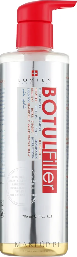 Шампунь Lovien Essential Botox Filler с эффектом ботокса для повреждённых волос, 250 мл, Италия
