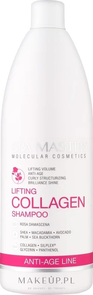 Лифтинг-шампунь Spa Master Lifting Collagen с коллагеном, pH 5.5, 330/970 мл, Болгария