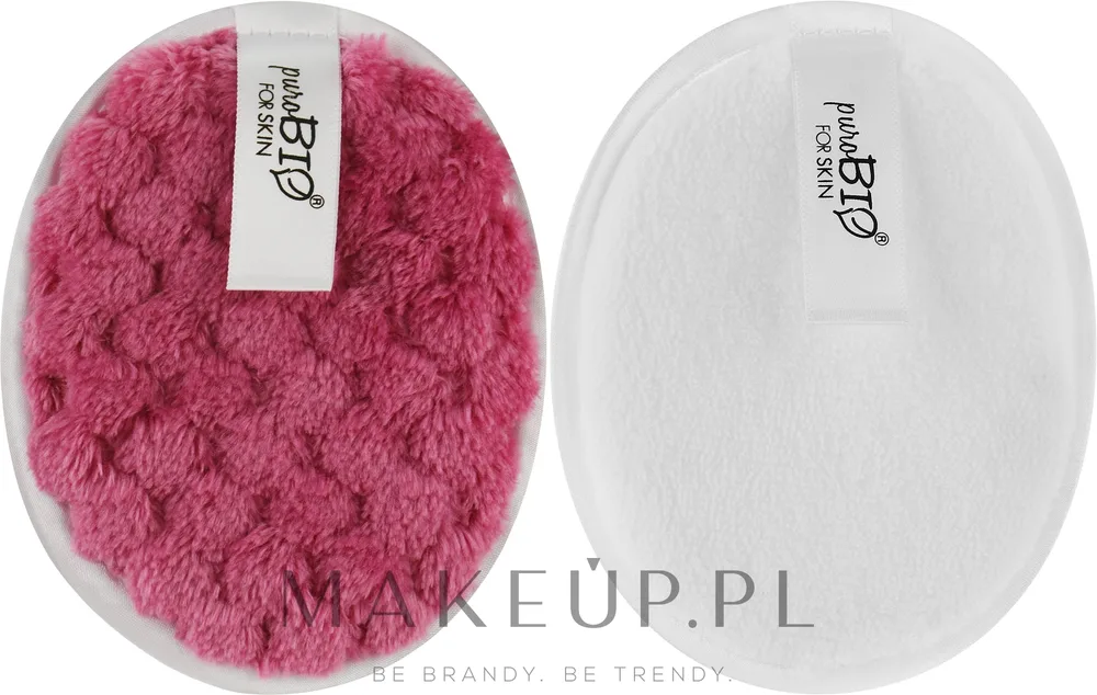 Диски для снятия макияжа PuroBio Cosmetics многоразовые, из микрофибры, 2 шт