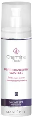 Гель для умывания Charmine Rose Pepti-Cranberry Wash Gel с клюквенными биопептидами, для зрелой и сухой кожи, 200 мл