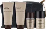 Мужской дорожный набор Ahava Men крем после бритья гель крем для бритья и дезодорант с минералами 50+100+100+50 мл — фото 2