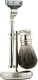 Набор для бритья Rainer Dittmar 1309-14 помазок из барсука станок Gillette Mach 3 подставка и коробка — фото 1