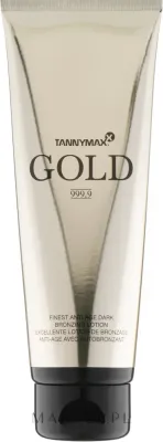 Лосьон-бронзер для загара в солярии Tannymaxx Gold Fixest Anti Age Dark Bronzing с гиалуроновой кислотой и маслом жожоба, 125 мл