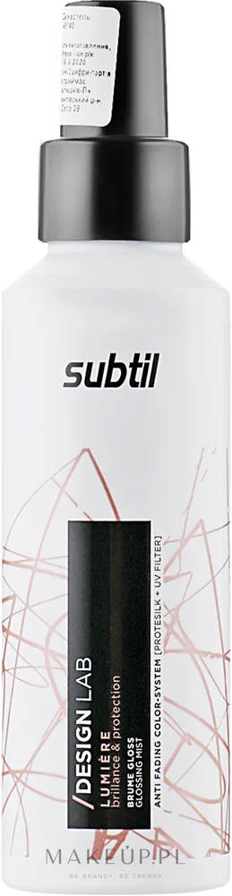 Мгла для блеска волос Subtil Design Lab Brume Gloss с защитой от УФ, 100 мл