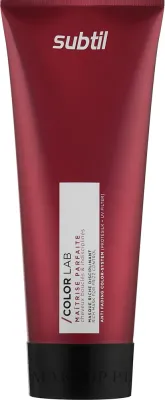 Маска для волос Subtil Color Lab Frizz-Control богатая, для окрашенных и вьющихся волос, протеины шёлка, масло ши, 1000 мл